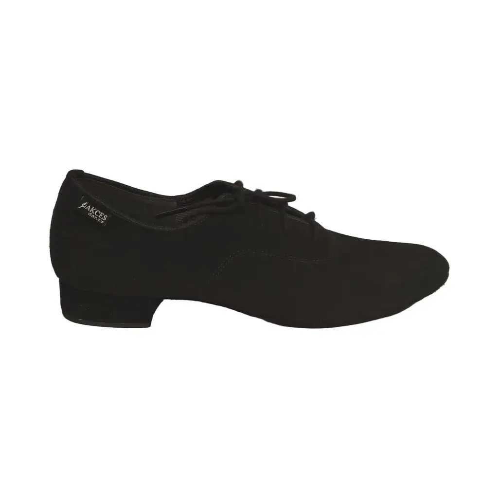 Akces CH-STD-02 Black – Boys' Standard Dance Shoes 2 Akces CH-STD-02 Black – boys' standard dance shoes, inner side view