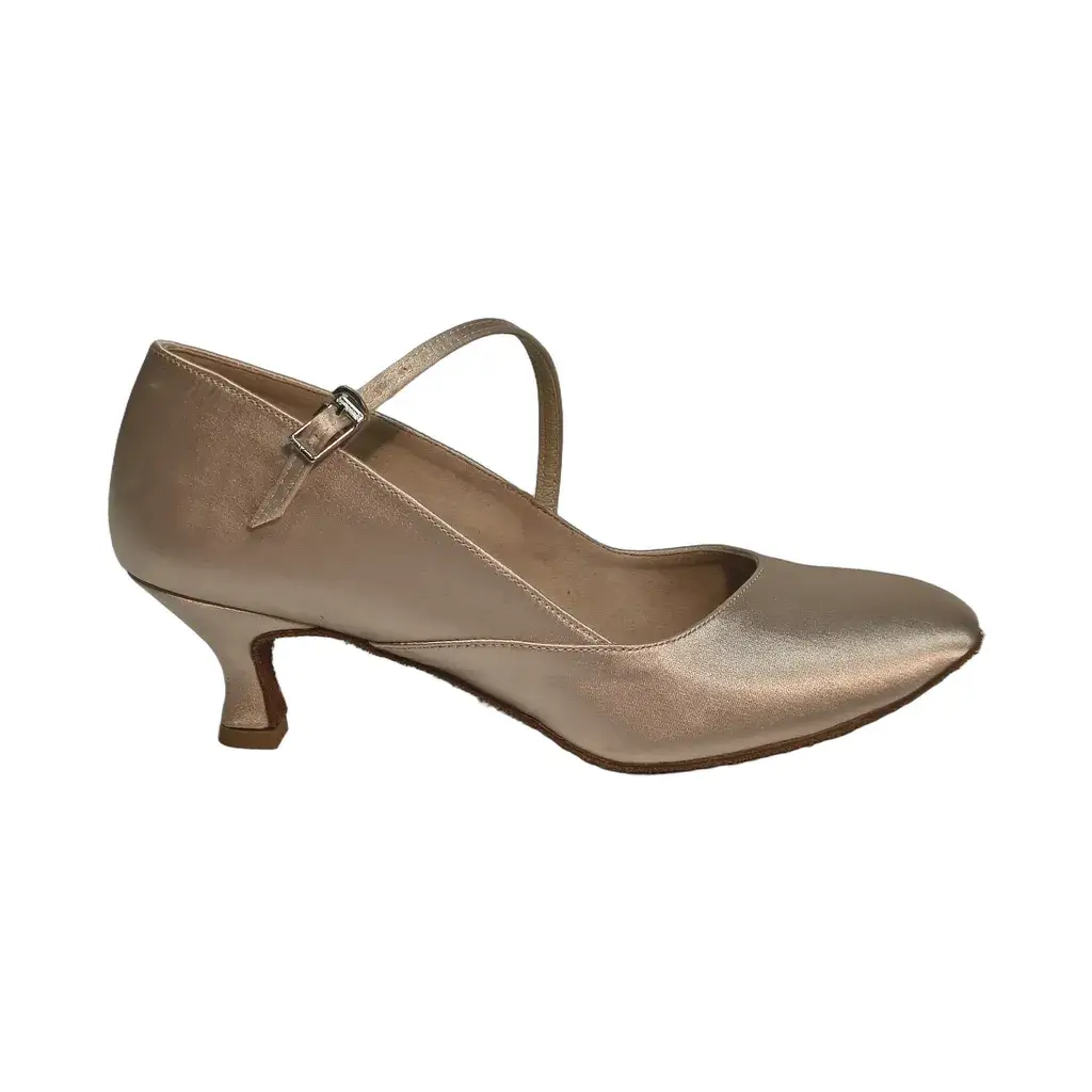 Akces STD-103 Pearl – Women's Standard Dance Shoes (5cm) 2 Akces STD-103 Pearl – women's standard dance shoes, 5 cm heel, inner side view